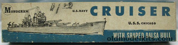 Monogram 1/504 USS Chicago CA-136 - US Navy Heavy Cruiser, B3 plastic model kit